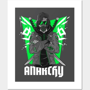 Urban Ninja Anarchy Posters and Art